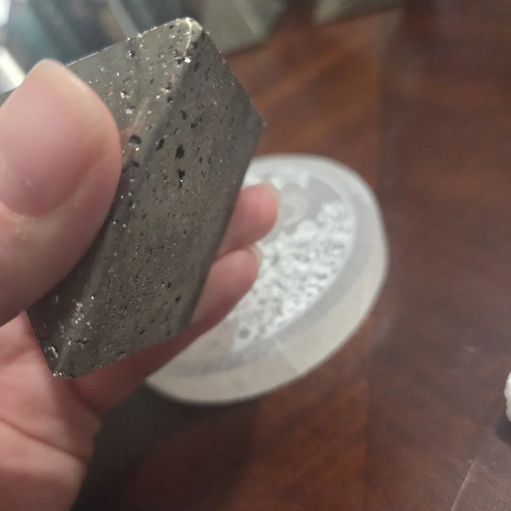 Iron Pyrite Druzy Pyramid #1 - Picture 8 of 12